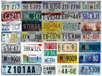 Security License Plate (Security Plate, Custom Make Available)