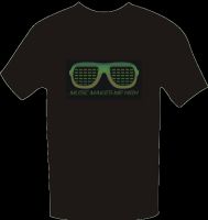Sell equalizer t shirts , glowing t-shirts , electronic t-shirts