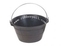 sell rubber bucket, rubber pail, recycle rubber container, rubber barrel