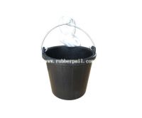 Sell rubber pail, heavy duty rubber bucket, flexible bucket