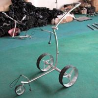 Push Stainless Steel Golf Caddy, trolley, carts