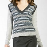 Goyo Womens Cashmere V Neck Sweater