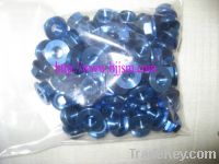 Sell DIN6923 Ti nut with green color