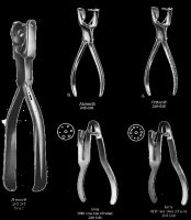 RUBBER DAM PUNCH, FORCEPS, CLAMP