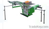 12 inch tilting arbor table saw with sliding table and extension table