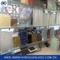 Decorative glass plate