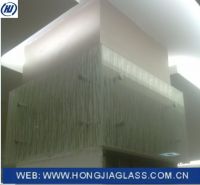 Sell reeded pattern glass