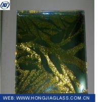 Sell art glass with golden paint
