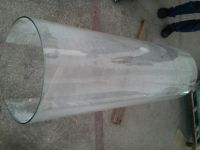 Sell curved round glass