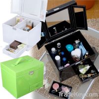 Sell Faux leather cosmetic boxes