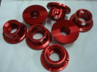 Sell aluminium part with red anodized