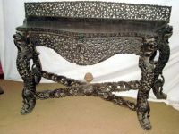 Anglo indian fully carved rose wood console table for sell