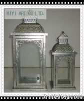 Sell Zinc Metal lantern with glass pannel