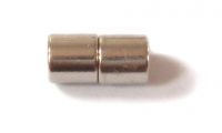 Sell 6x6mm  magnetic tube clasp plated nickel