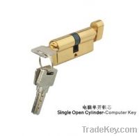 brass cyliner lock for Euro profile door