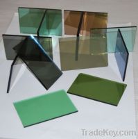 dark green reflective glass