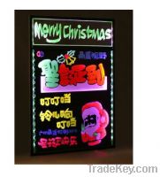 Sell Fluorescent acrylic LED writing Board 80x60cm