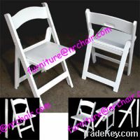 sell white resin folding chair(HF-FC110)