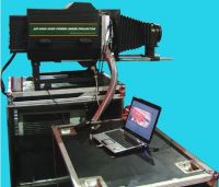 Outdoor large format film projector