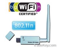 Detachable Antenna 300Mbps Wireless USB Adapter for Windows, Mac Linux