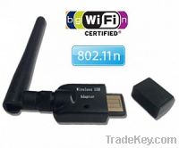 150Mbps Wireless USB Adapter with Realtek RTL8188SU Chipset w/Antenna