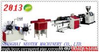 Sell single layer corrugated plastic pipe production Line