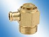 natural brass gas valve