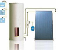 Sell Split Pressurized Solar Water Heater with flat panel collector