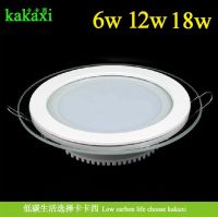 6w 12w 15w Round Glass led panel light SMD 5730 LED round kitchen lamp indoor lighting
