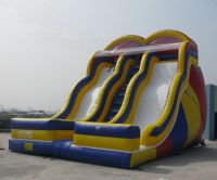 Sell inflatable dry and water slide