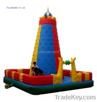 Sell inflatable rock climbing wall