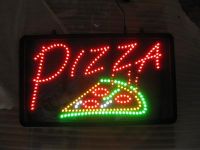 Sell pizza led sign