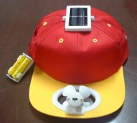 Solar Cool Cap with battery
