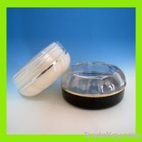 Plastic Cosmetic Loose Powder Jar