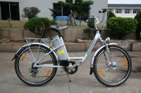 Sell latesr thium battery and aluminium alloy Electric City Bicycles