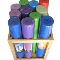 Yoga mats with carrying bags