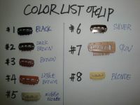 Sell metal hair extension clips