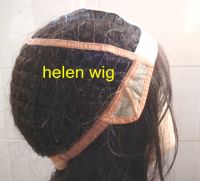 Sell silk top fishnet glueless full lace wig-supply