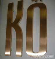 Sell Brass  Letters and Numbers