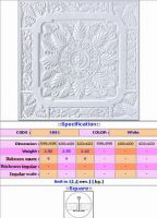 Sell Premium and Luxury gypsum ceiling tile - Classic Design