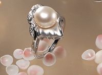 Sterling Silver fresh water pearl ring