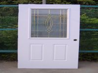 Sell 2 panel half view glass door, residential ***** door
