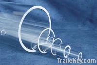 Sell  two-step clear quartz tube