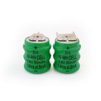 Sell Ni-MH rechargeable cells 3.6V 80mAh
