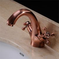 Sell copper finish waterfall basin faucets