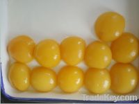 Sell canned yellow peach halves
