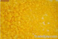 Sell canned yellow peach diced