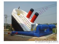 Sell  commercial inflatable dry slide