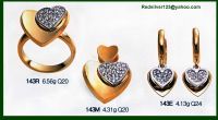 Sell Gold Jewelry set with Diamonds