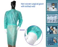 Sell Non woven surgical gown with knitted wrist